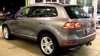 Canyon Gray 2011 VW Touareg TDI Executive  Eastside Volkswagen in Cleveland Ohio [upl. by Hazeghi743]