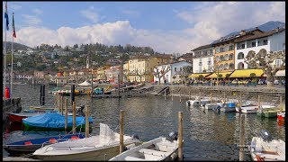 4K Ascona Lago Maggiore Ticino SWITZERLAND アルプス山脈 湖 [upl. by Efeek]