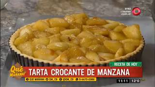 Receta dulce Tarta crocante de manzana [upl. by Selohcin]