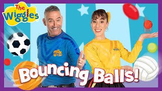 Bouncing Balls  The Wiggles ⚾️⚽🏀🏐 Fun Kids Song  Join the Playtime Adventure [upl. by Estey]