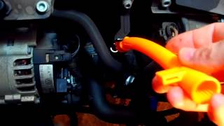 How to Change the Oil Dipstick Tube on a Volkswagen Jetta Golf Beetle Passat [upl. by Bohrer]