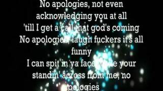 Eminem No Apologies Lyrics [upl. by Preciosa]