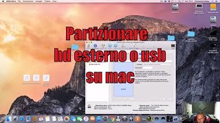 Come Partizionare un HD esterno o una Chiavetta su Mac [upl. by Alistair719]