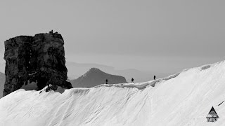 Ski Rando Pyrénées  Taillon face Est par le glacier [upl. by Floss398]