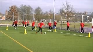 FußballTechnikEndlosschleife Fußballspezifisches Ausdauertraining [upl. by Llehcnom927]