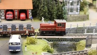 H0e Modellbahn Deltaspoor  Modellbahnromantik auf 2 qm [upl. by Hsiri]