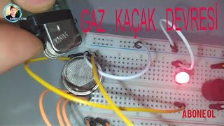 gaz alarm devresi gas leak detector circuit [upl. by Eceinehs]