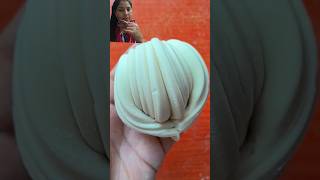 Very beautiful dough pastry flower design fenny tutorial Asian food dough food diy art fenny [upl. by Moraj]