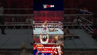 Triple Cross Rhodes wwe2k24 codyrhodes [upl. by Cedric]