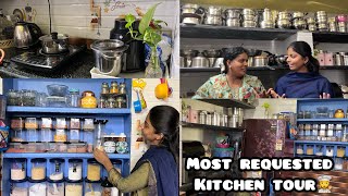 Vlog43 NonModular KITCHEN TOUR🤩Vessel collections and kitchen organization kitchentour diml [upl. by Enyehc775]