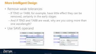 How to Accelerate Your Tolerance Analysis  OpticStudio [upl. by Tut]