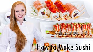 How to Make Sushi Easy StepbyStep Instructions [upl. by Shauna462]