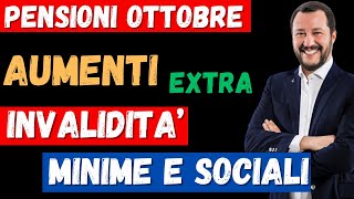 GOVERNO APPROVA AUMENTI EXTRA IN ARRIVO per PENSIONI BASSE❗️ INVALIDITA e SOCIALI GROSSI AUMENTI [upl. by Birmingham583]