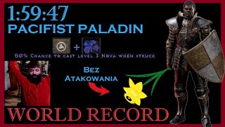 Paladyn PACIFIST WR first sub2h👹 Pacyfista bez atakowania [upl. by Rosemarie]