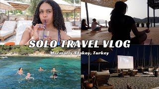 TURKEY SOLO TRAVEL VLOG  My best solo trip yet to Marmaris Adakoy [upl. by Leacim259]