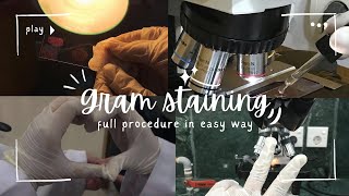 Gram Staining  StepbyStep procedure [upl. by Sanfo]