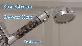 StoneStream Shower Head EcoFriendly [upl. by Ahsanat]