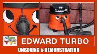 Numatic Edward Turbo Vacuum Cleaner Unboxing amp Quick Demo [upl. by Snej]