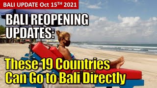 Bali reopening 19 countries can fly direct to bali [upl. by Laidlaw]