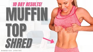 Intense MUFFIN TOP SHRED Workout 💦 at Home  10 DAY RESULTS [upl. by Animrac]