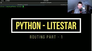 Python  Litestar  Routing part 1 [upl. by Maura]