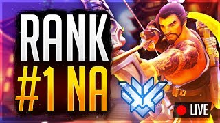 🔴 NEW PATCH Overwatch Rank 1 NA Peak 4646 SR  Main Account Games Yikes Samito [upl. by Ennalyrehc547]