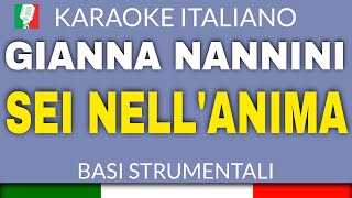 Gianna Nannini  Sei nellanima Karaoke strumentale🎤 [upl. by Maharba]