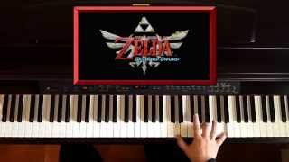 The Legend of Zelda  Ballad of the Goddess  Piano Tutorial  Skyward Sword Main Theme [upl. by Eicam]