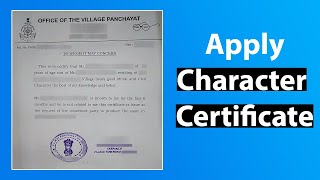 Character Certificate Online Apply  Apply Character Certificate in Goa [upl. by Atsed]