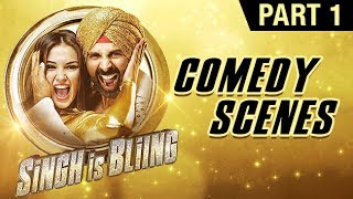 Singh Is Bliing Comedy Scenes  Akshay Kumar Amy Jackson Lara Dutta  Part 1 [upl. by Rosario]