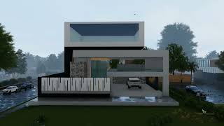 Modern Contemporary Elevation  PCSS SPACE CONSTRUCTIONS [upl. by Cooper]