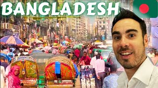 Inside DhakaBANGLADESH🇧🇩Craziest City in the World [upl. by Ahsimik]