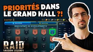 Quoi monter dans le Grand Hall Raid Shadow Legends  Ne fait pas lerreur 🚨💥 [upl. by Starinsky]