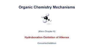 Hydroboration of Alkenes  Syn addition [upl. by Lennej733]