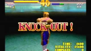 Street Fighter EX2  Rolling Izuna Drop [upl. by Ivette]