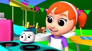 Polly Put The Kettle On  Nursery Rhymes amp Baby Songs For Children By Luke amp Lily [upl. by Hadrian]