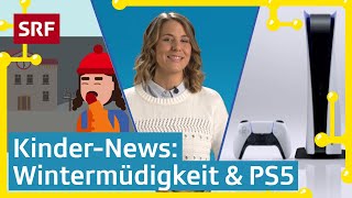 Wintermüdigkeit PS5 amp SpezialWeihnachtskonzerte  KinderNews  SRF Kids – Kindervideos [upl. by Iturk]