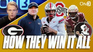 What Will It Take To Win A NATIONAL CHAMPIONSHIP  Georgia Michigan Ohio State FSU Oregon [upl. by Sanfourd]