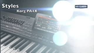 Extraits Korg PA4x  Styles [upl. by Rafaellle]