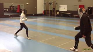 Escrime épée leçon lesson lección Sicard Michel 1 [upl. by Samara]