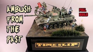 Building a 135 Scale GI SAMURAI Diorama featuring TAMIYA´s old TYPE 61 tank kit [upl. by Naggem]