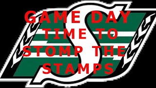 Saskatchewan Roughriders  Game Day Time has come to STOMP THE STAMPS thesskroughriders [upl. by Ahgiel]