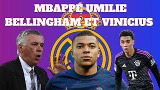 Mbappé humilie Belligham et Vinicius  le Real Madrid prend une décision radicale [upl. by Toille844]