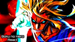 Boku no Hero React ao Rap do All Might  Simbolo da Paz Boku no Hero  Basara [upl. by Lorrayne]