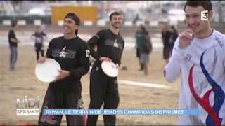 Royan le terrain de jeu des champions de frisbee [upl. by Frohman]