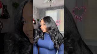 and this wig is glueless 😍 hairtransformation wigs curlyhair hairtutorial shortsvideo [upl. by Ahsinra25]