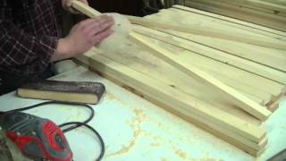 How To Stain Many Pine Pieces  Muskoka Chair Components [upl. by Carrington]