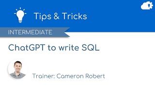 Use ChatGPT to write SQL in Salesforce Marketing Cloud [upl. by Nabetse]