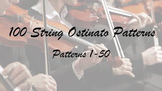 100 String Ostinato Patterns patterns 150 [upl. by Kraul]