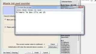 Resetear GRATIS Epson Workforce Wf 2520  2530  2540 [upl. by Tnecillim]